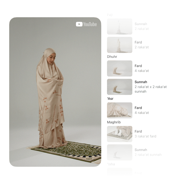 Salah learning course screens