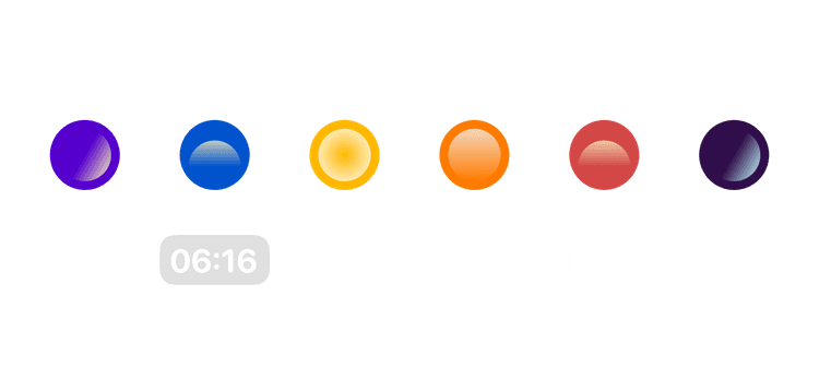 Big hour widget